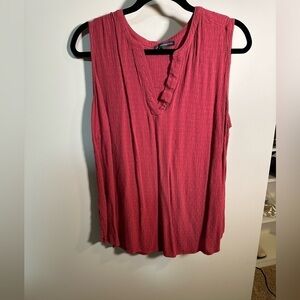 Adrianna Papell Textured Tank Top 1X